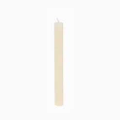 Vela para candelabro marfil 20cm