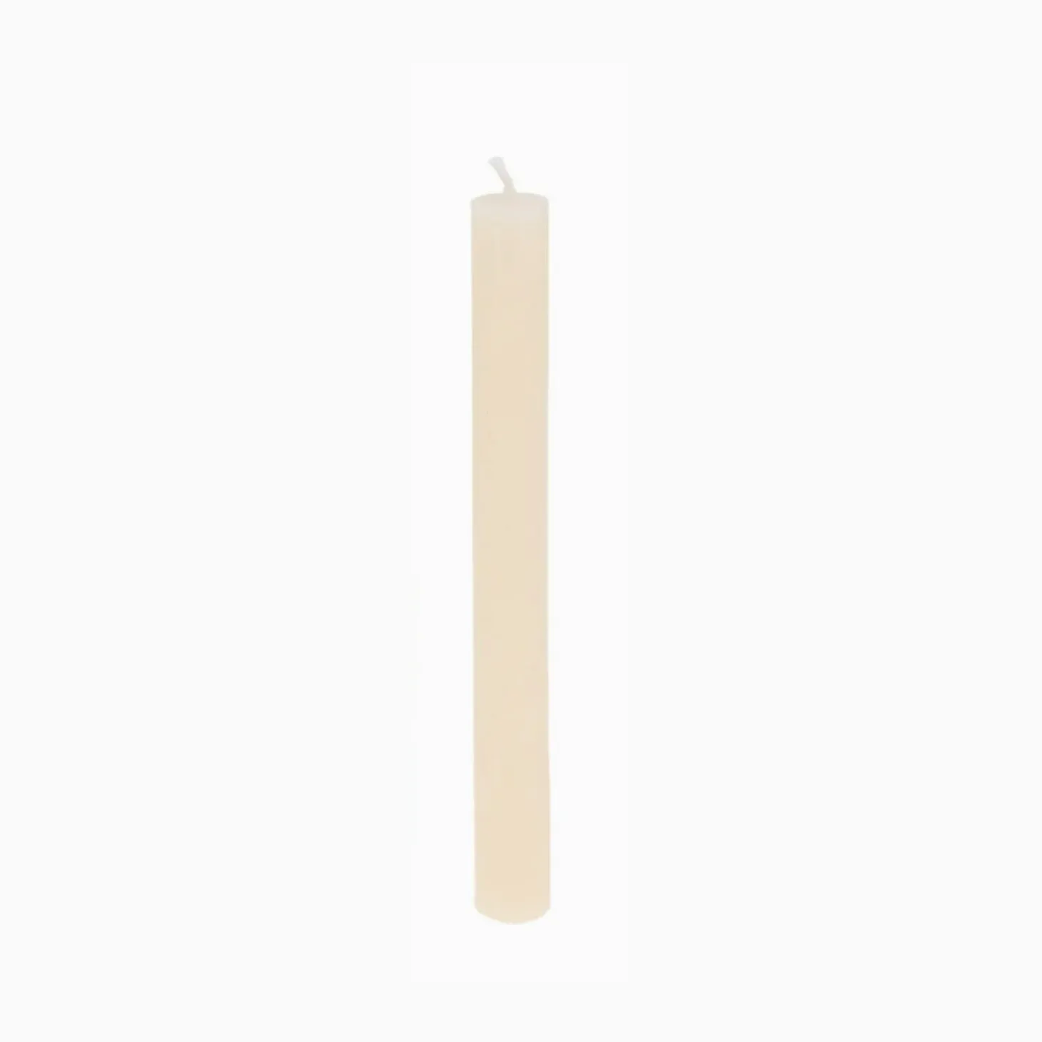 Vela para candelabro marfil 20cm