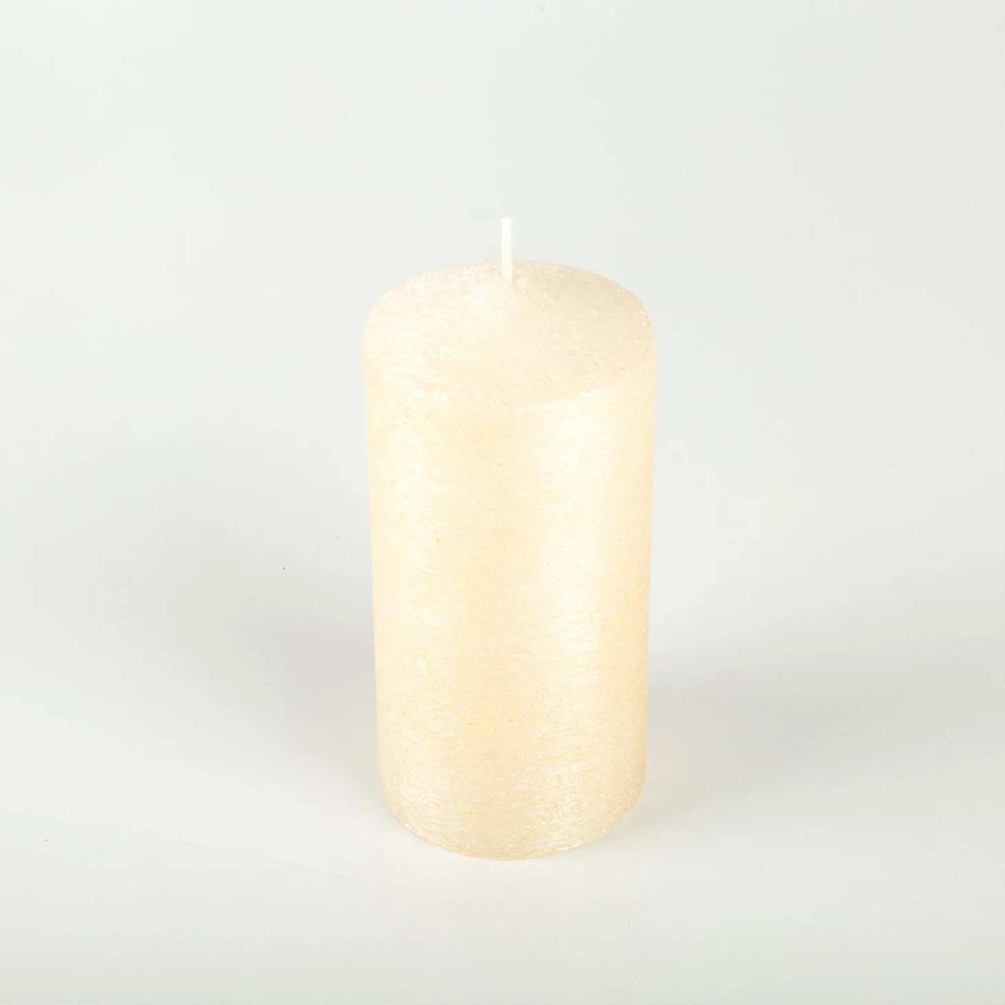 Vela Pilar crema 15cm